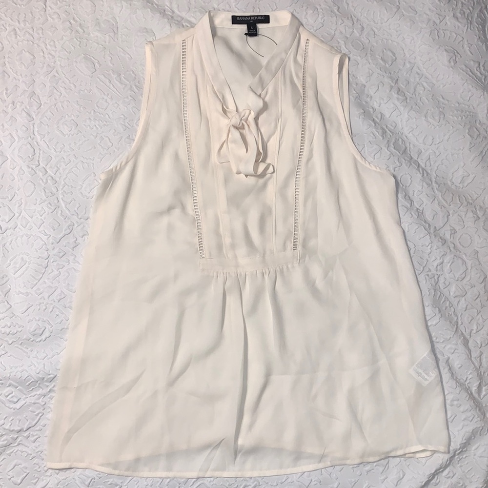 Beige blouse from Banana Republic